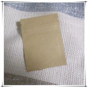 Zipper top seal Kraft Paper Bag dengan Aluminium foil dilapisi kantong bedak kopi kacang Kemasan