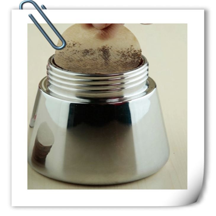Round filter paper Mocha coffee pot special filter paper