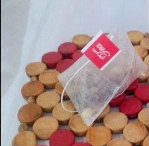 Pyramid Biodegradable Corn Fiber Non Woven Tea Bag