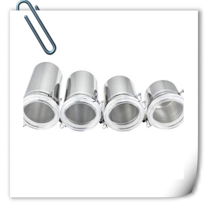 Stainless steel tea cans tin cans for food canning coffee sugar canisters