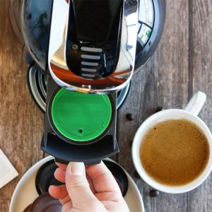STAINLESS STEEL Logam Reusable Dolce Gusto Capsule Filter Dripper Kompatibel Dengan Mesin Kopi Nescafe