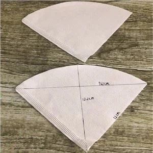 Bentuk kerucut V60-01/02 Kertas Filter Kopi warna putih